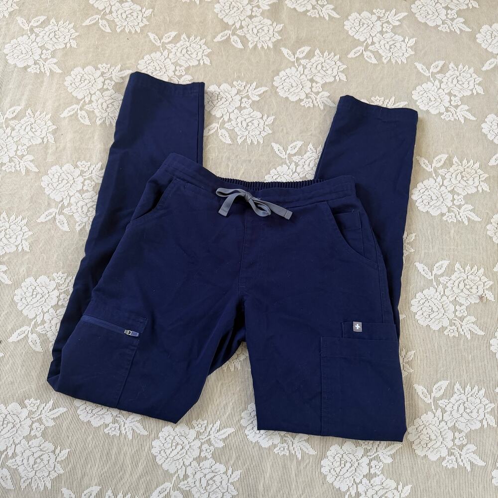 FIGS Technical Collection Navy Cargo Scrub Pants Size XXS